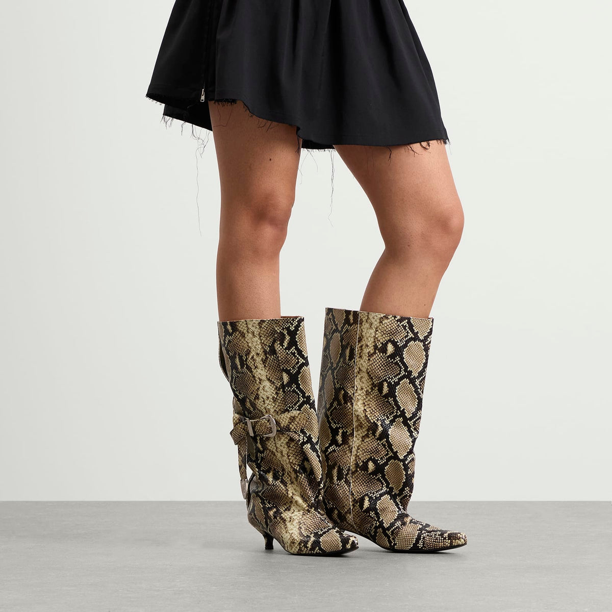Toga Archives Snake Embossed Boot