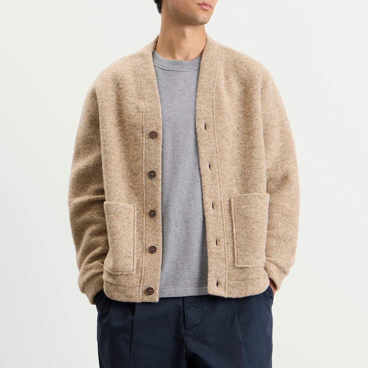 Universal Works Wool Fleece Advance Cardigan