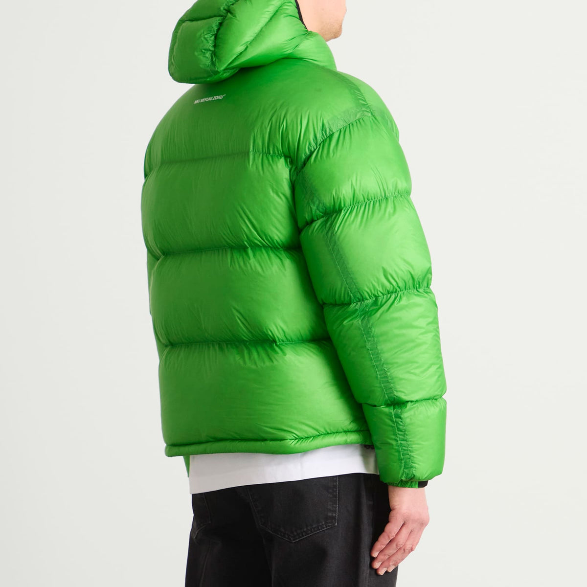 MKI Translucent Hooded Bubble Jacket Presented By END.
