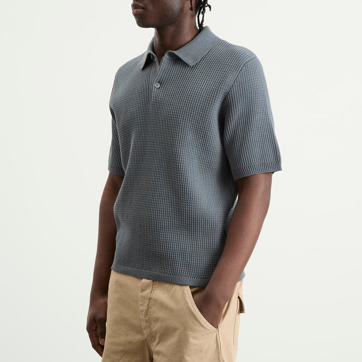 Norse Projects Anholt Cotton Crepe Polo
