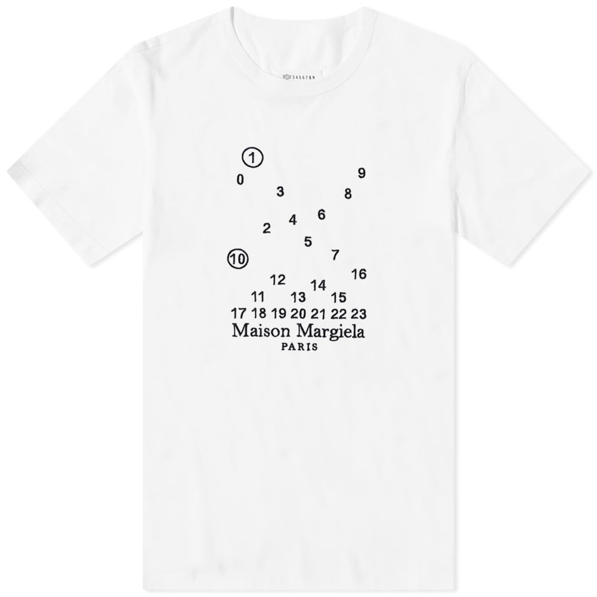 Maison Margiela Embroidered Numbers Logo T-Shirt