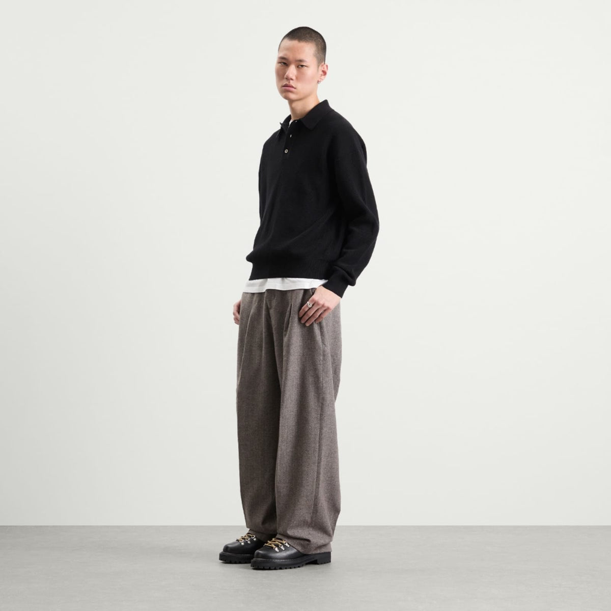 Ronning Long Sleeve Knit Polo