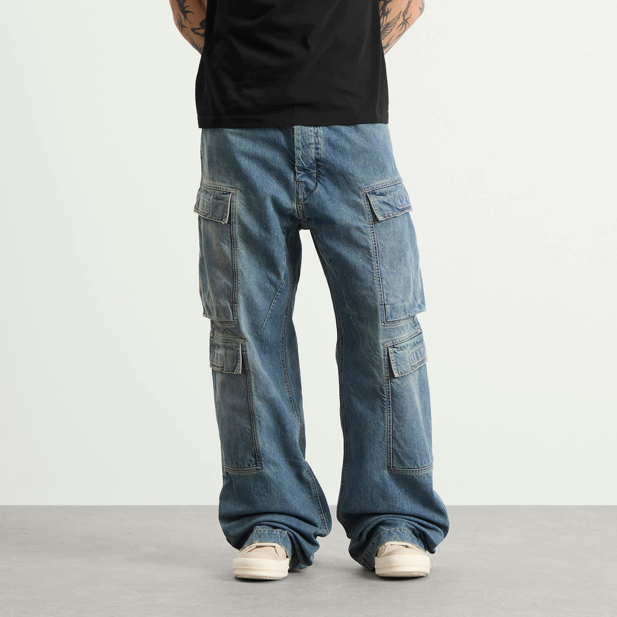 Rick Owens DRKSHDW Double Cargo Jeans