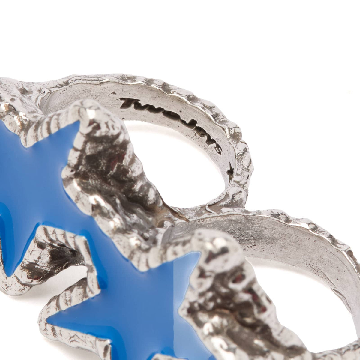 TwoJeys Blue Melted Stars Knuckle Ring - END. Exclusive