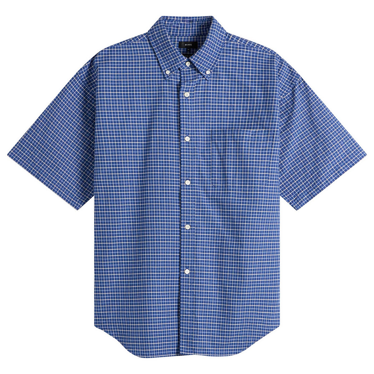 BEAMS Oxford Button Down Half Sleeve Shirt