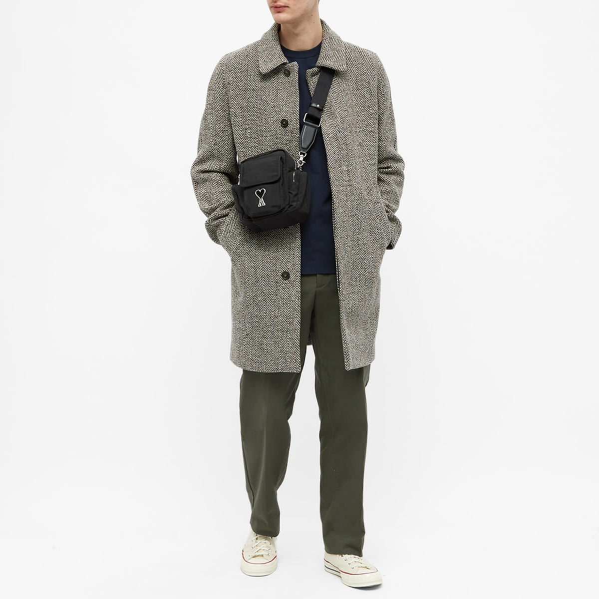 Maison KitsunÃ© Fox Head Patch T-Shirt