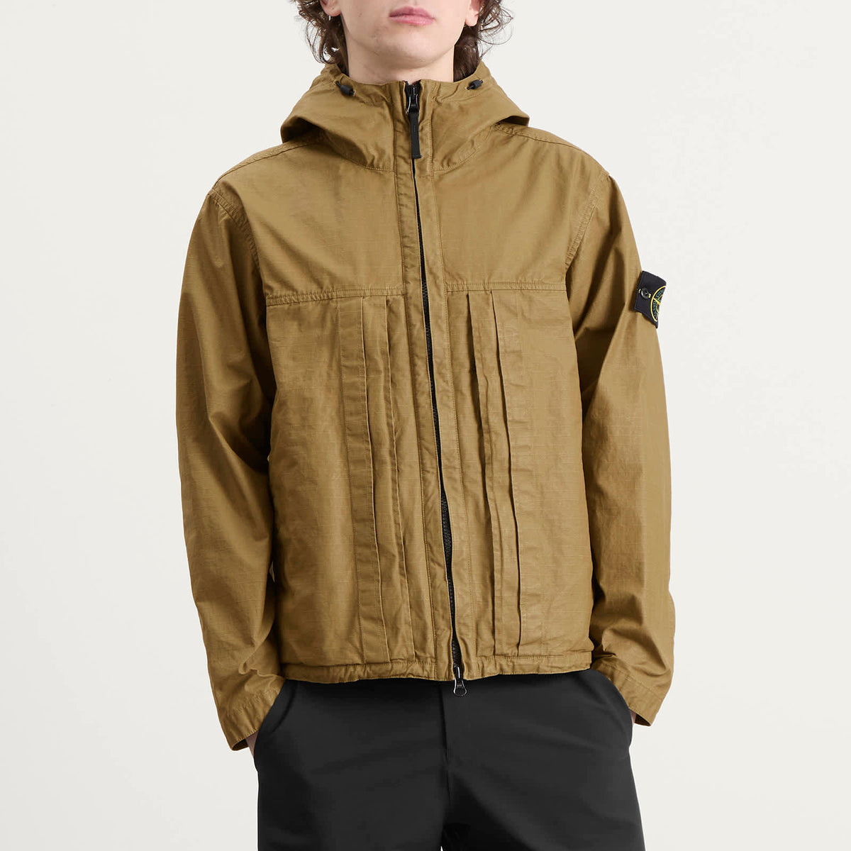 Stone Island Double Coated Cotton Ripstop Short Parka