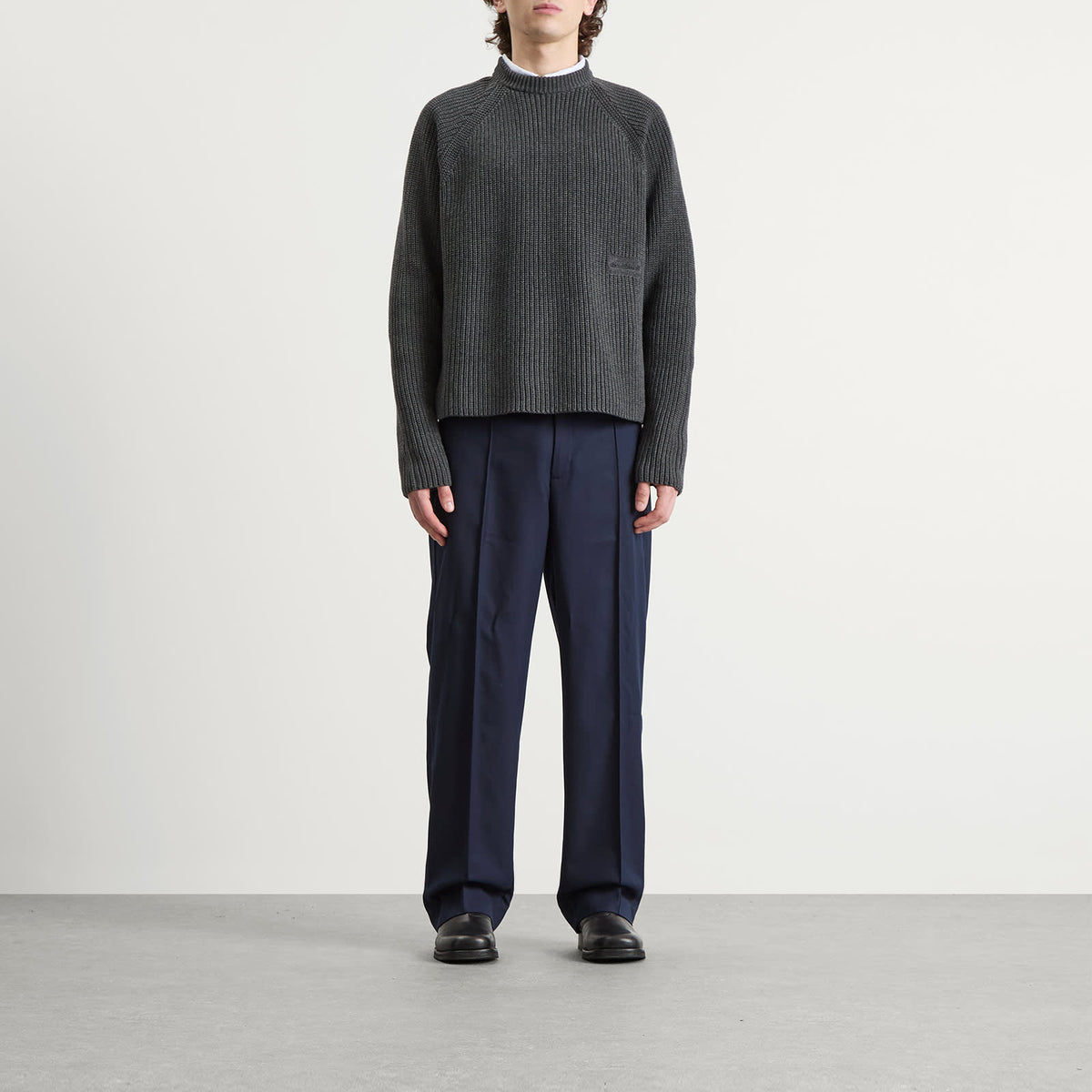 about:blank Everyday Pleated Trouser