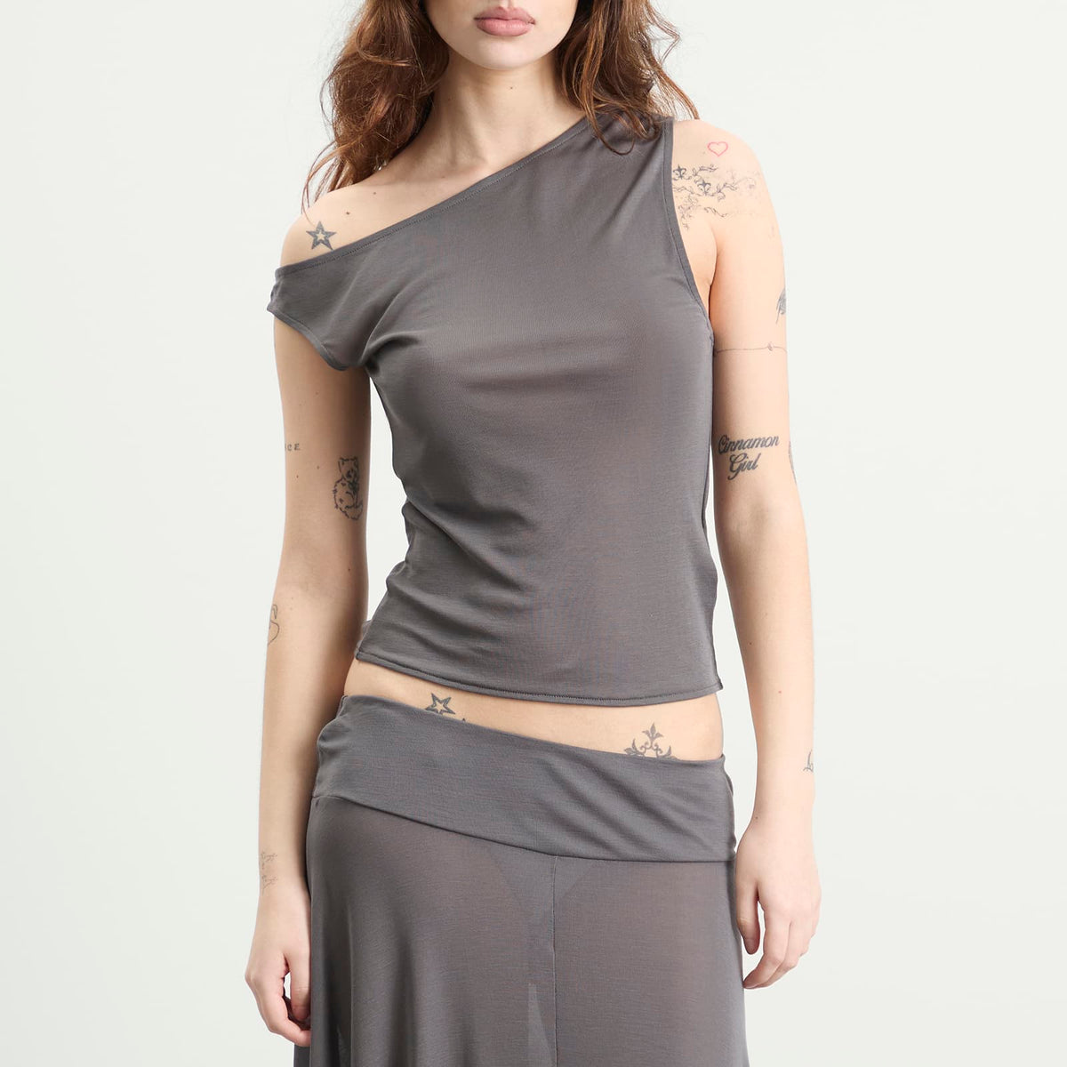 St. Agni Fine Jersey Asymm Top