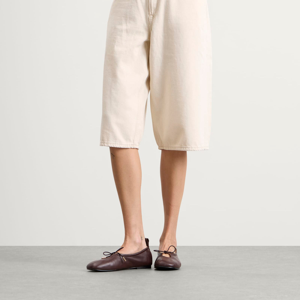 ALOHAS Rosalind Leather Ballet Pumps