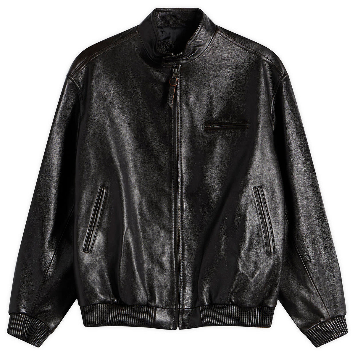 Nothing Written Leather Single Rider Jacket