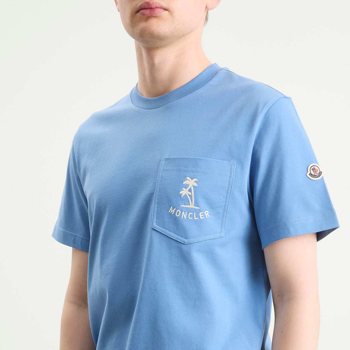 Moncler Palm Logo Pocket T-Shirt