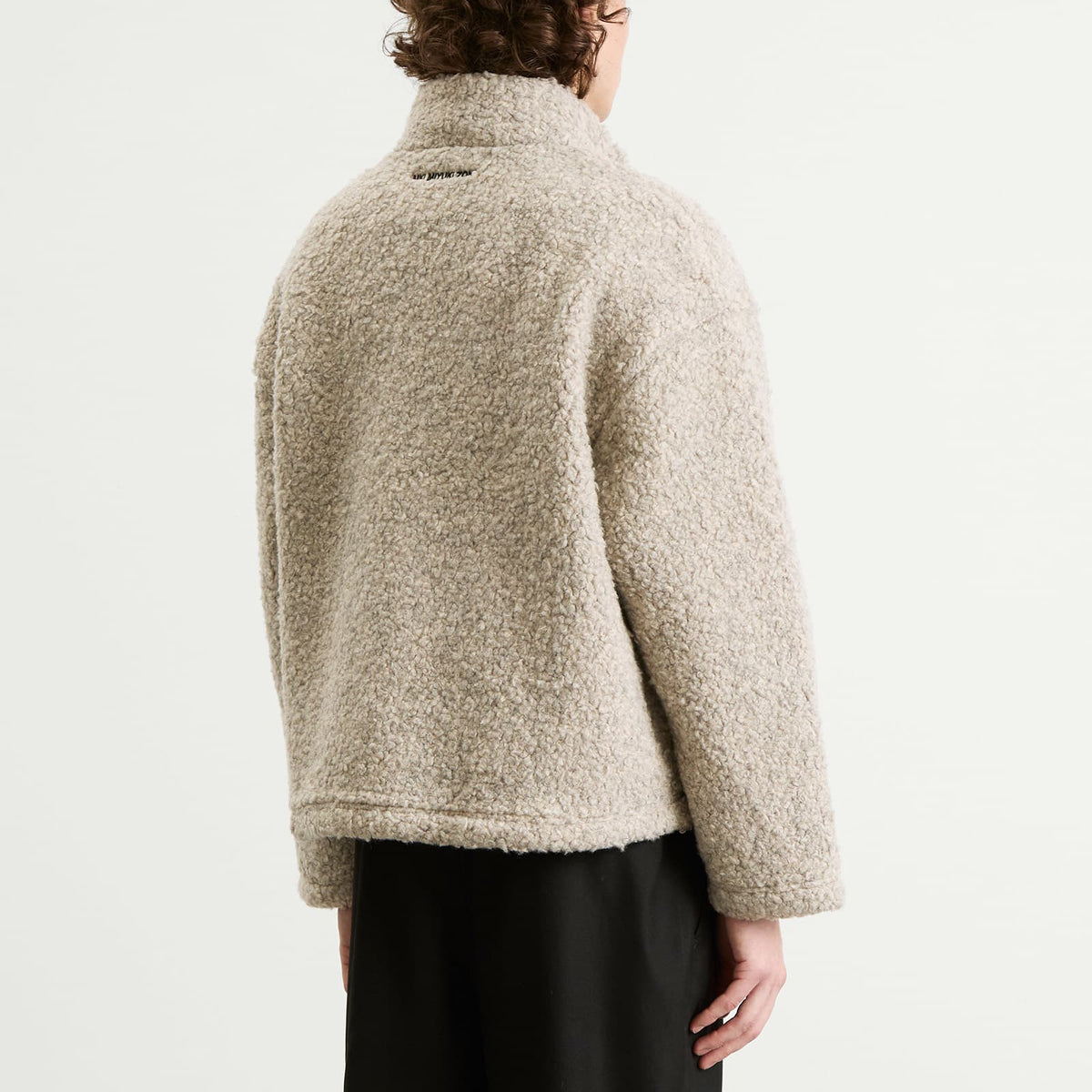 MKI Wool Fleece Quarter Button Up