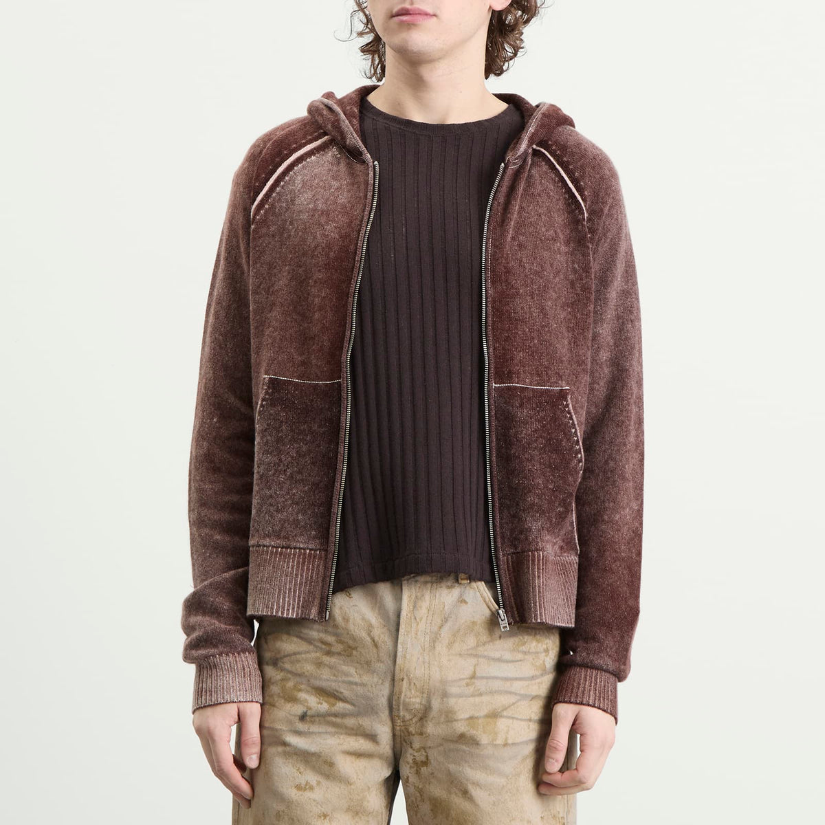 Acne Studios Kupiter Knitted Hoodie