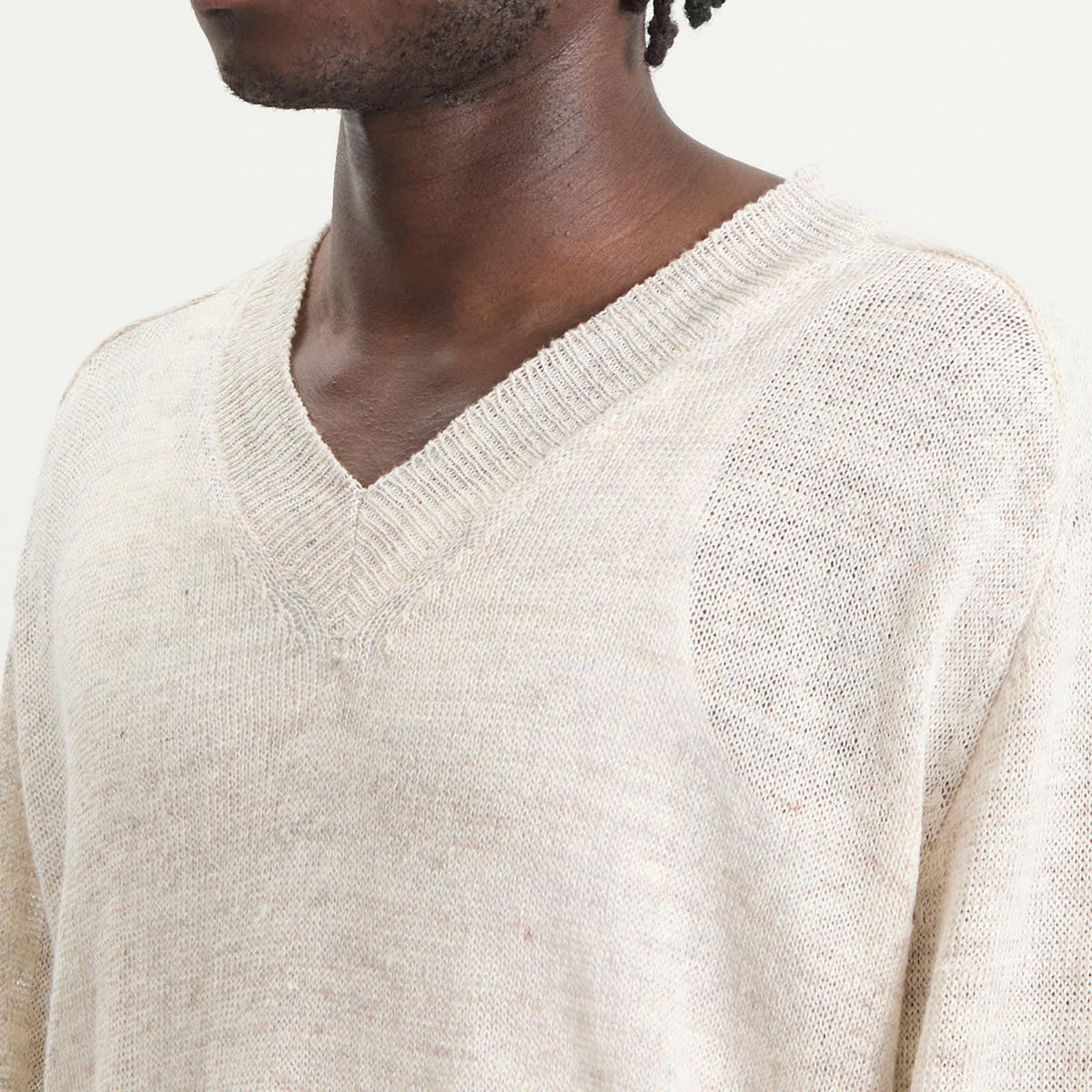 Our Legacy Linen Rue V-Neck Jumper
