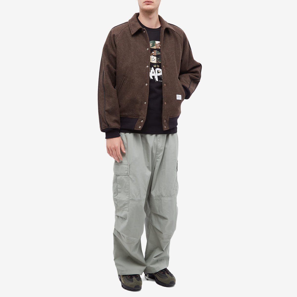 AAPE Camo Cross Bones T-Shirt