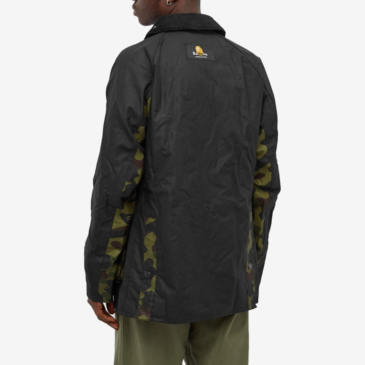 Barbour x A Bathing Ape Camo Bedale Wax Jacket