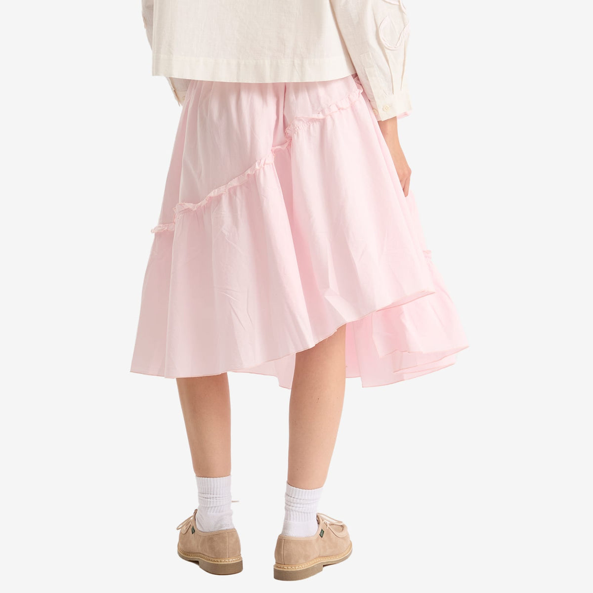 YMC Draped Midi Skirt