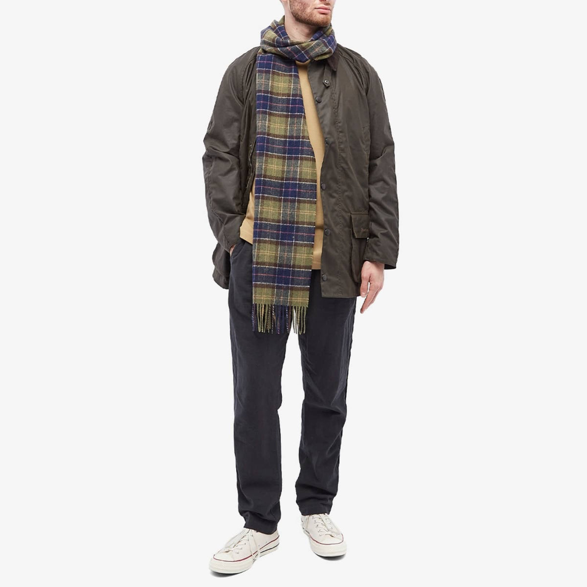 Barbour Tartan Lambswool Scarf