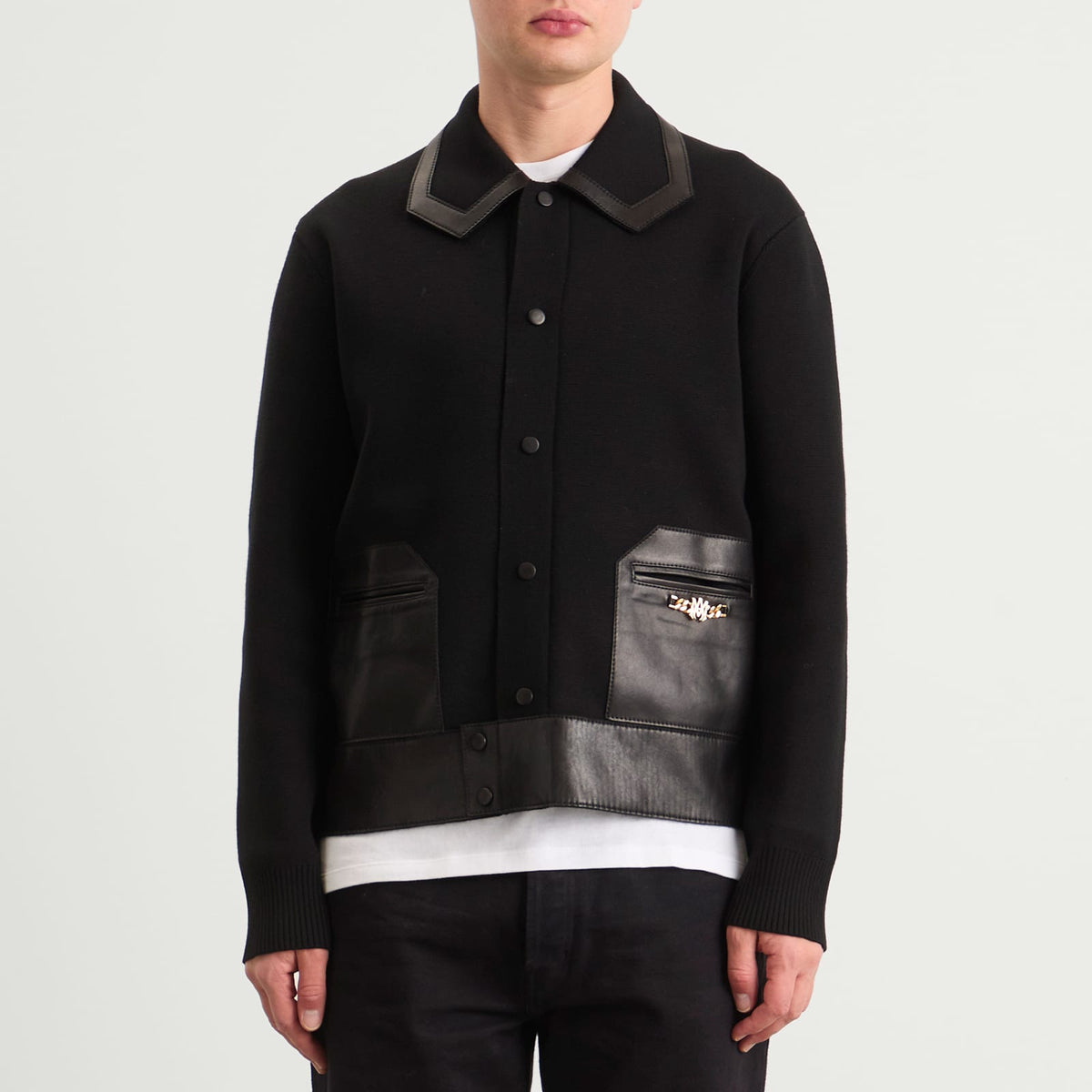 AMIRI Leather Patch MA Cardigan