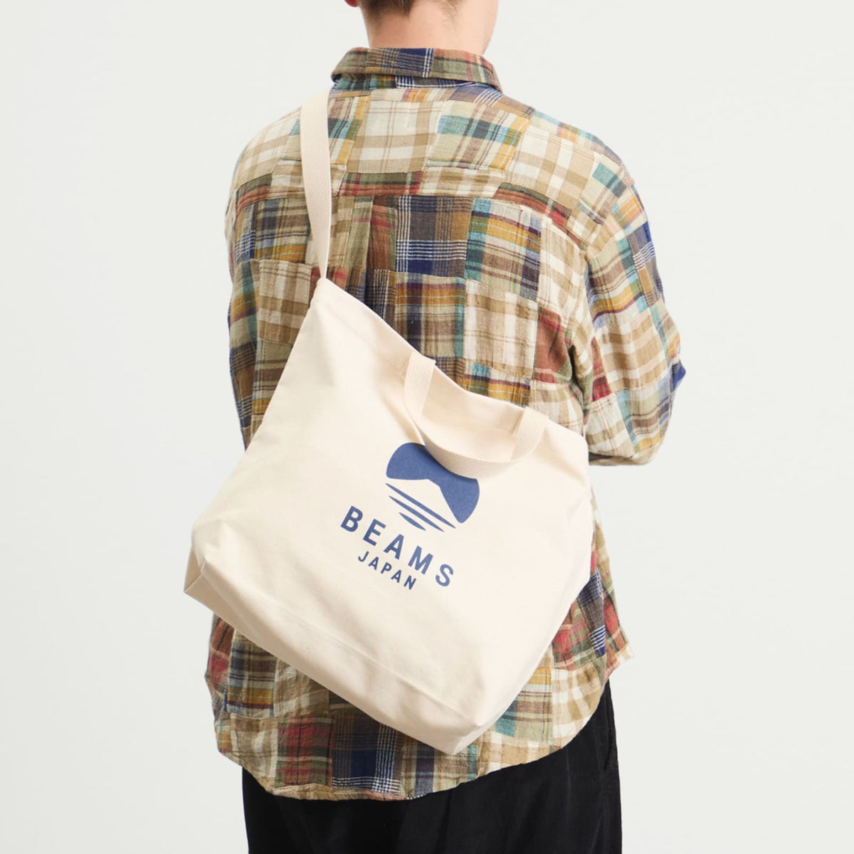 BEAMS JAPAN 2 Way Canvas Tote Bag