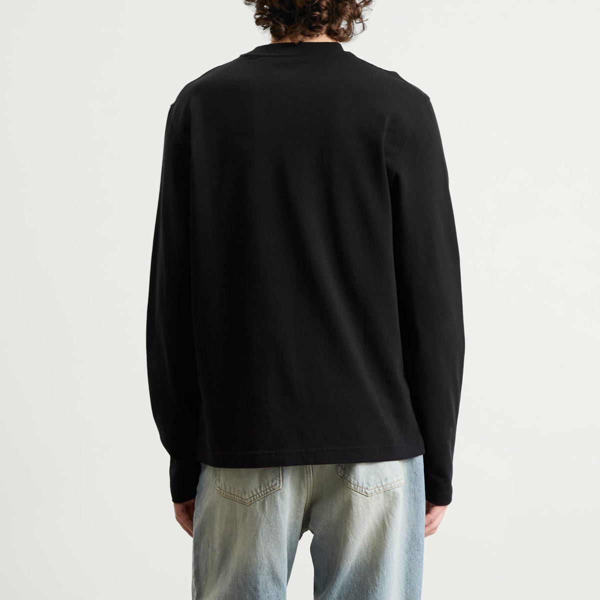 Jacquemus Grosgrain Logo Long Sleeve T-Shirt