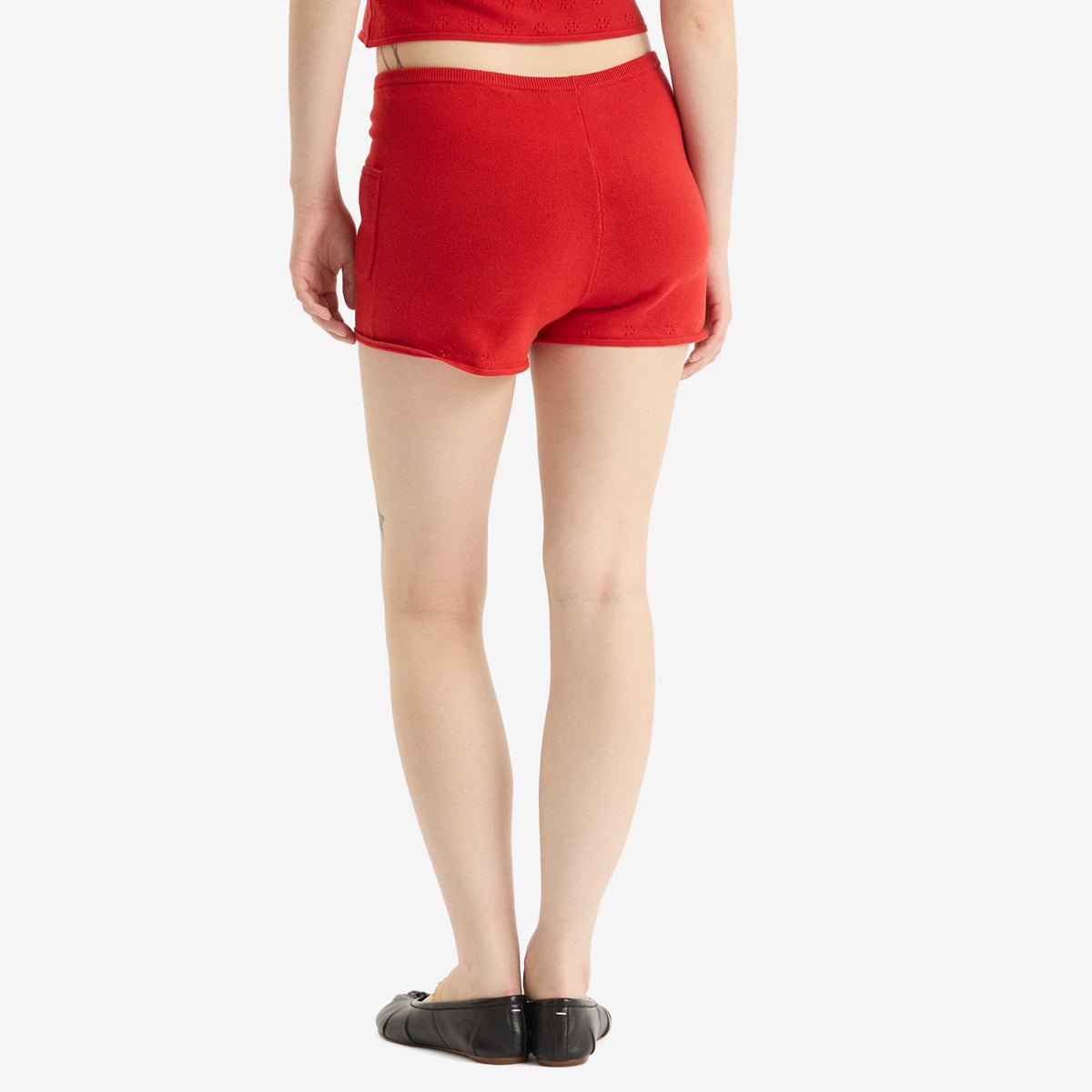 Peachy Den Marie Knit Shorts
