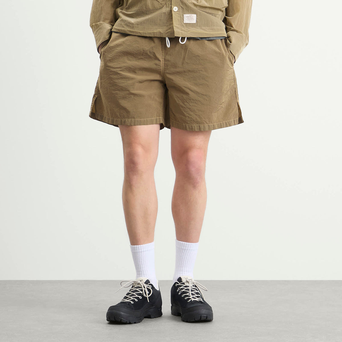 Ranra Keel Canvas Nylon Shorts