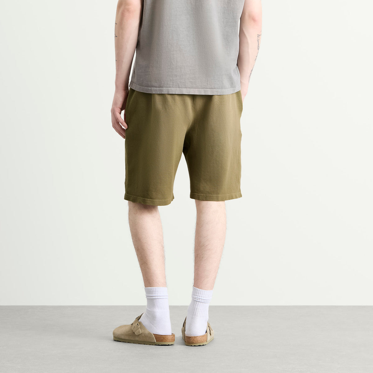 Les Tien Pique Cotton Rider Short