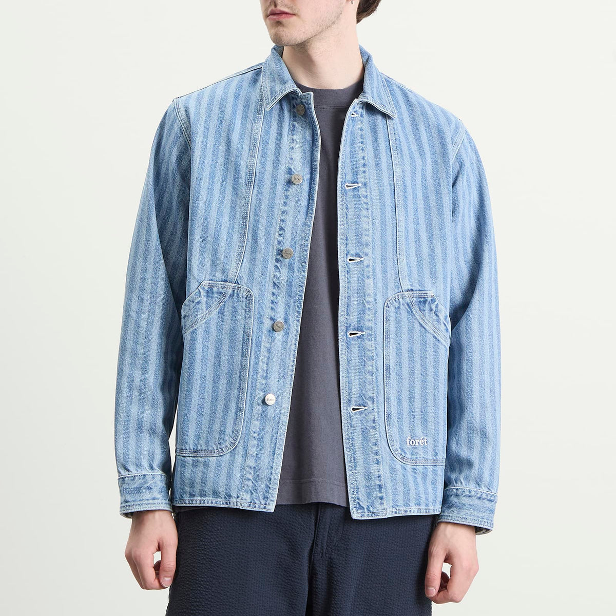 Foret Berry Denim Overshirt