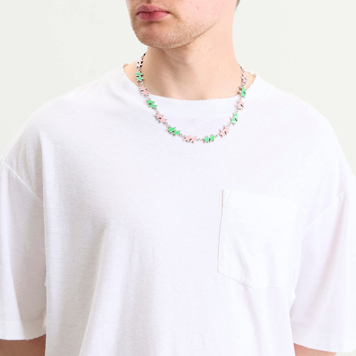 TwoJeys Melted Stars Necklace