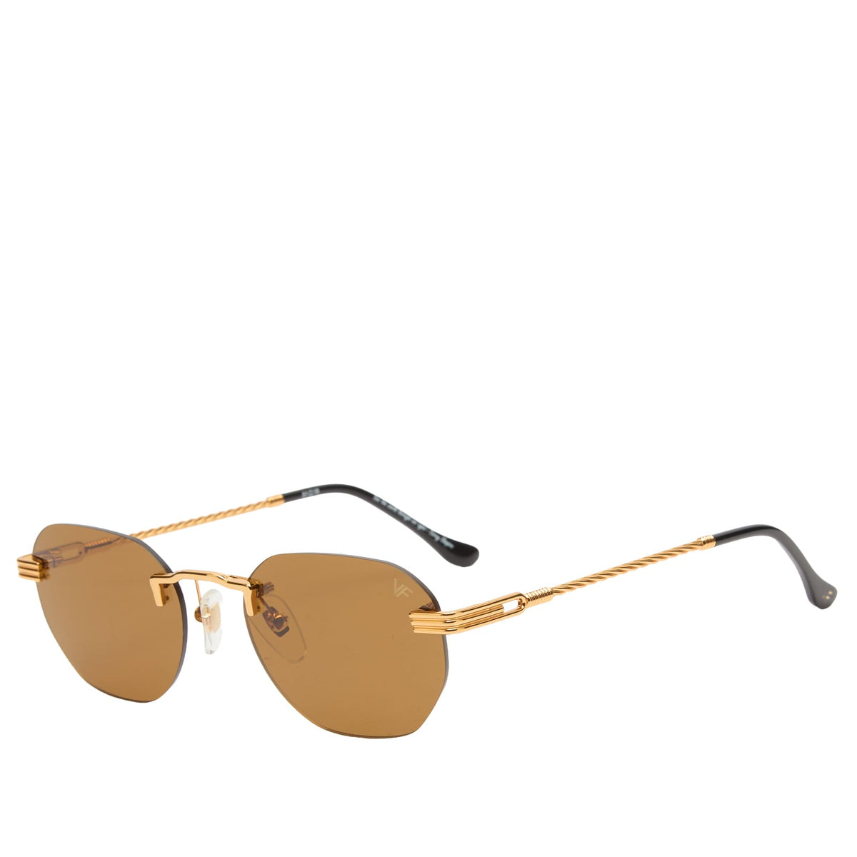 Vintage Frames Company Detroit Player Rimless Sunglasses