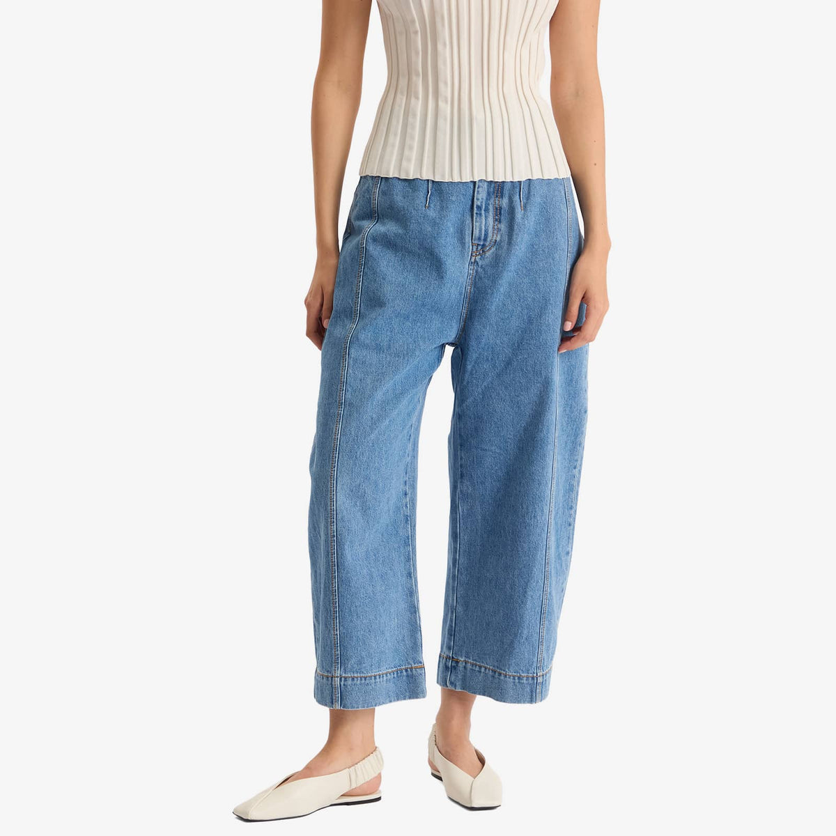 ALÉMAIS Stephi Cocoon Leg Denim Jeans