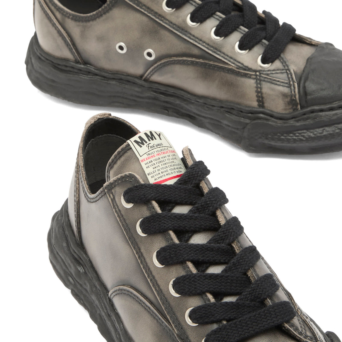 Maison Mihara Yasuhiro Peterson23 Vintage Leather Sneaker
