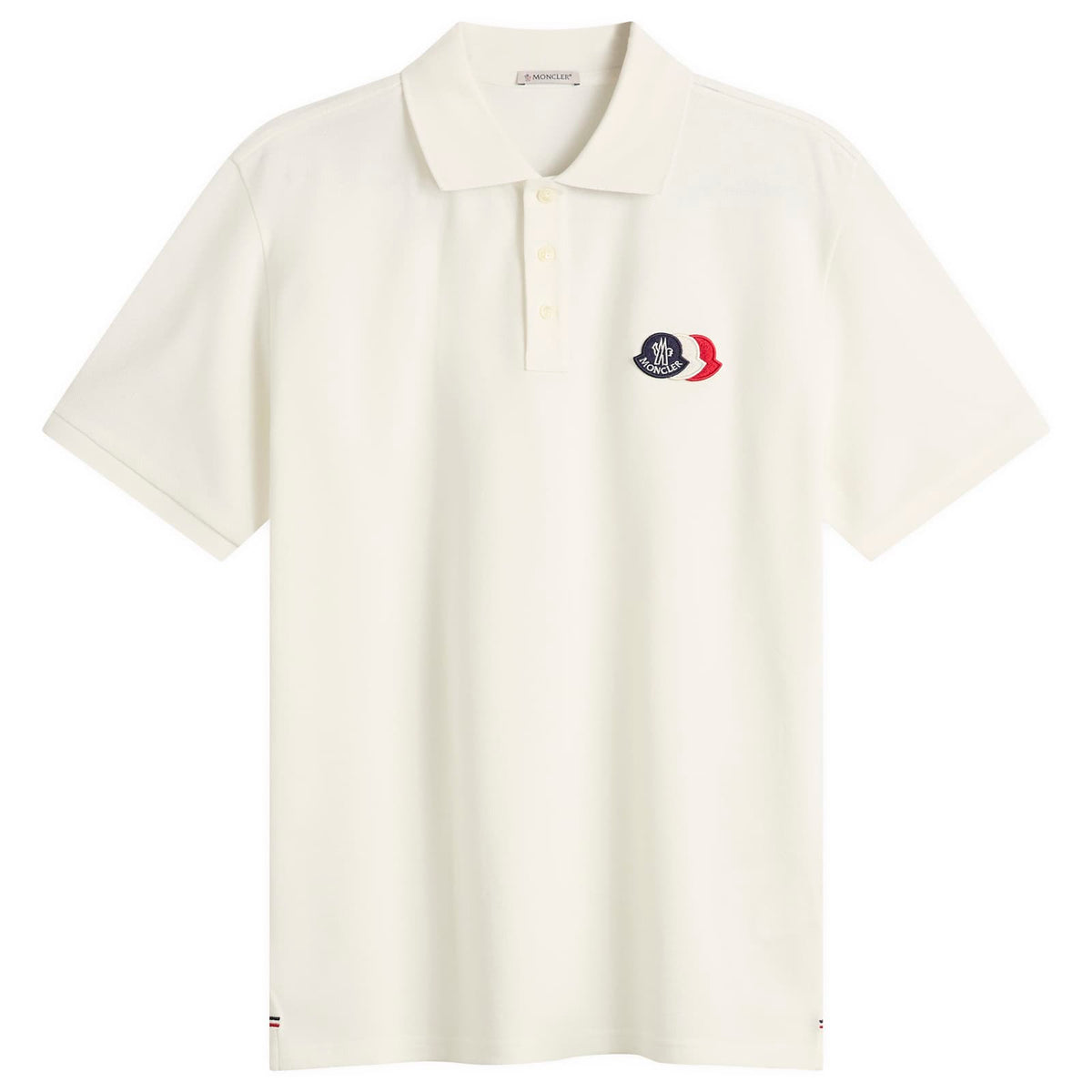 Moncler Tripe Crest Polo Shirt