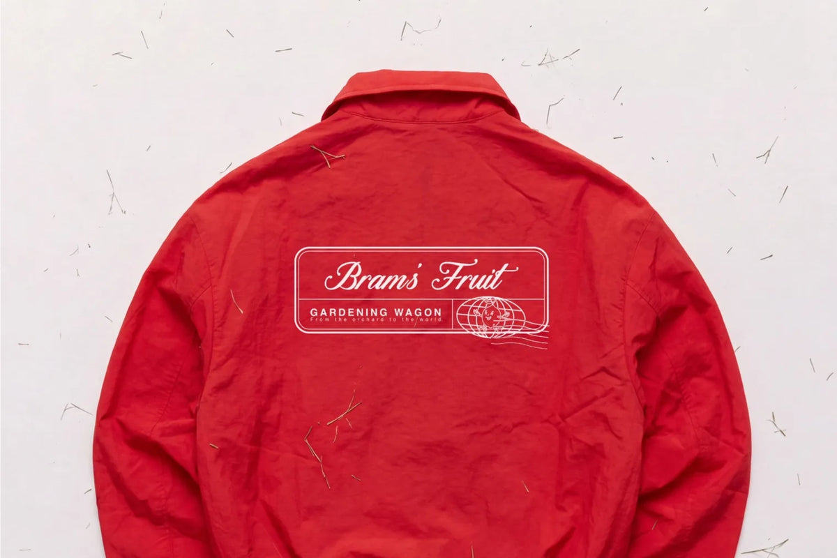 Bram's Fruit red jacket