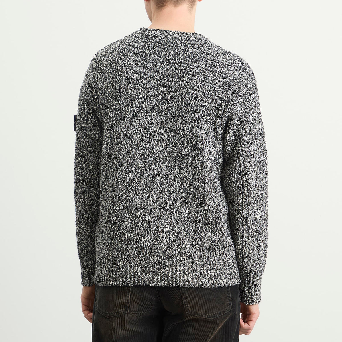 Stone Island Speckled Cotton Knit Jumper