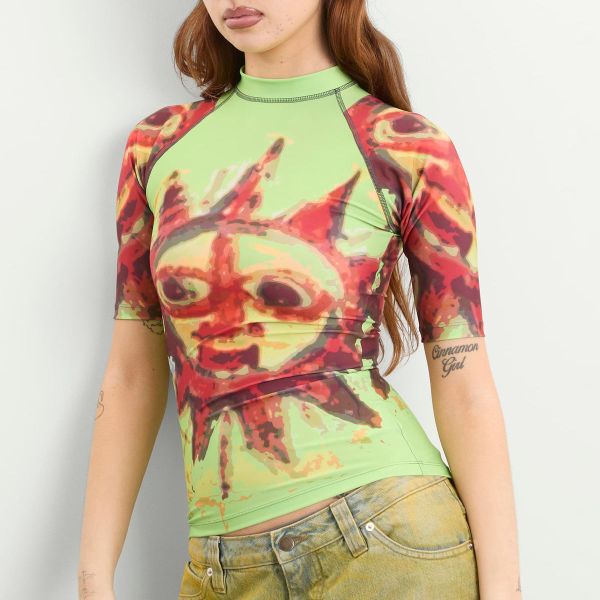 Paolina Russo Short Sleeve Rash Guard