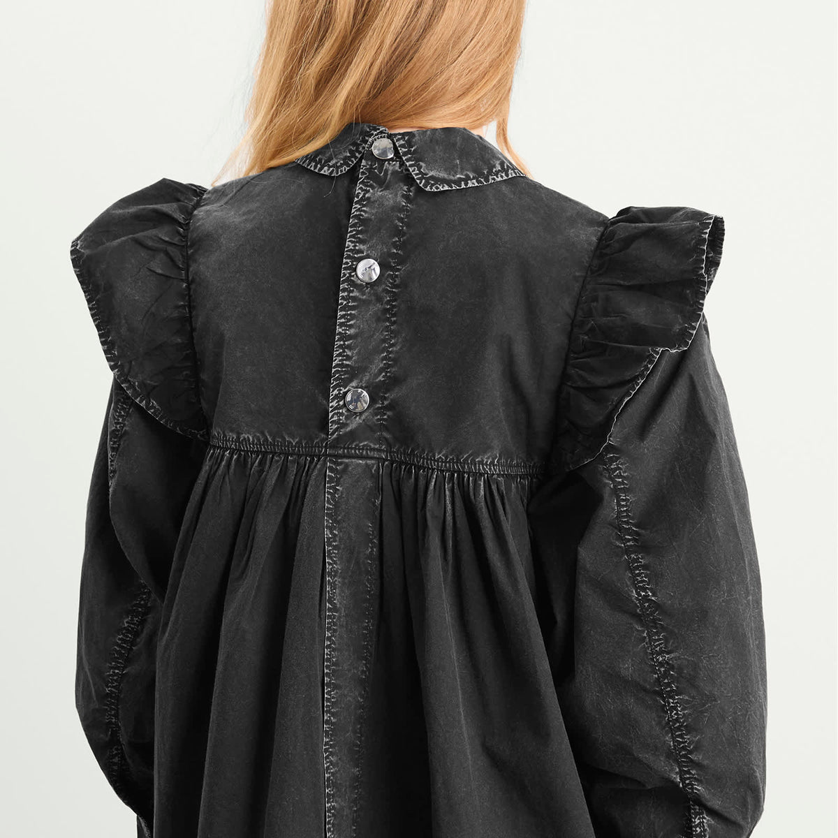 GANNI Mini Frill Dress