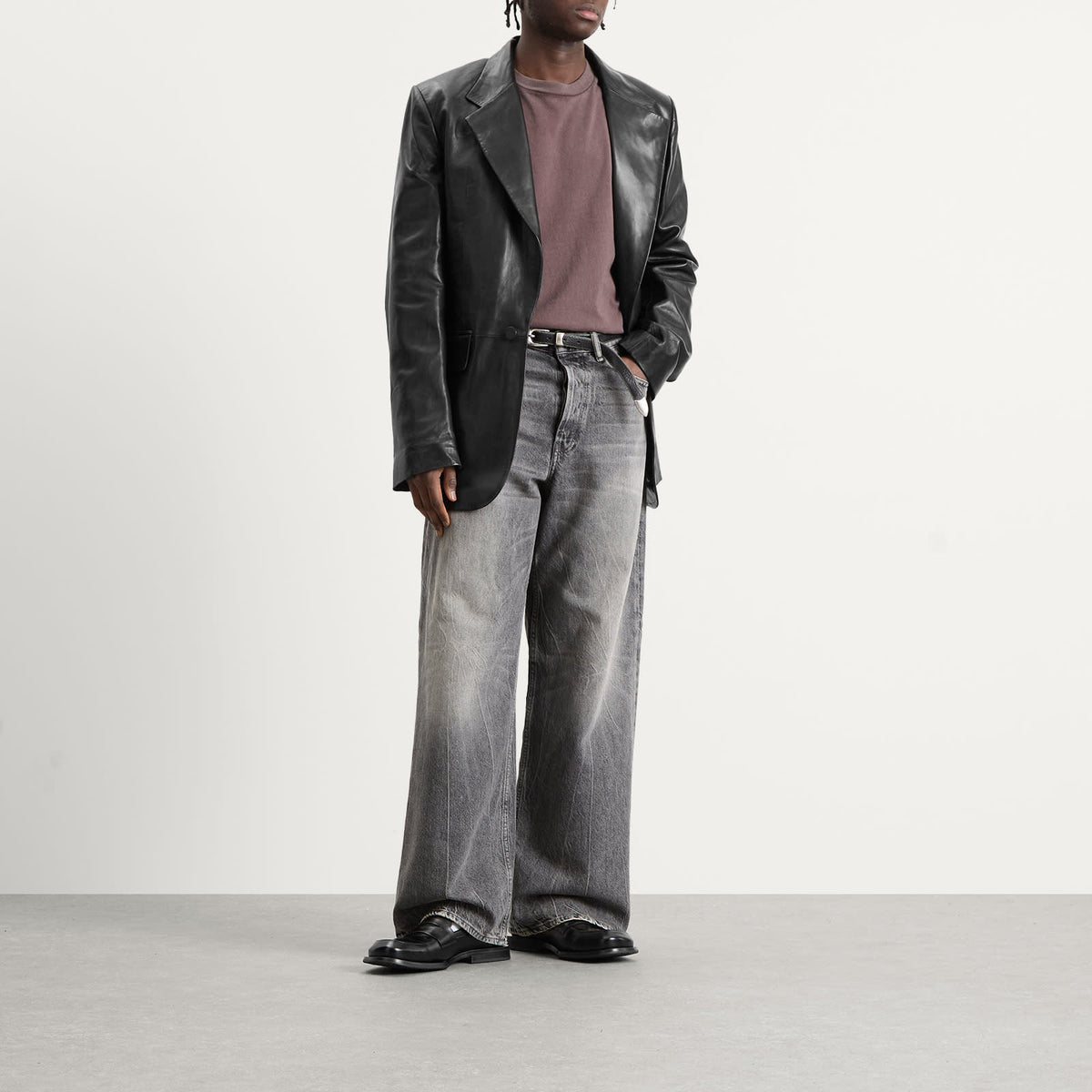 Acne Studios Leather Blazer