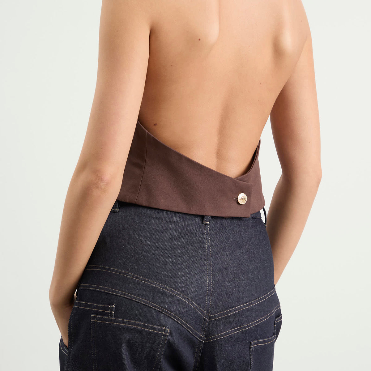Tolu Coker Halter Waistcoat