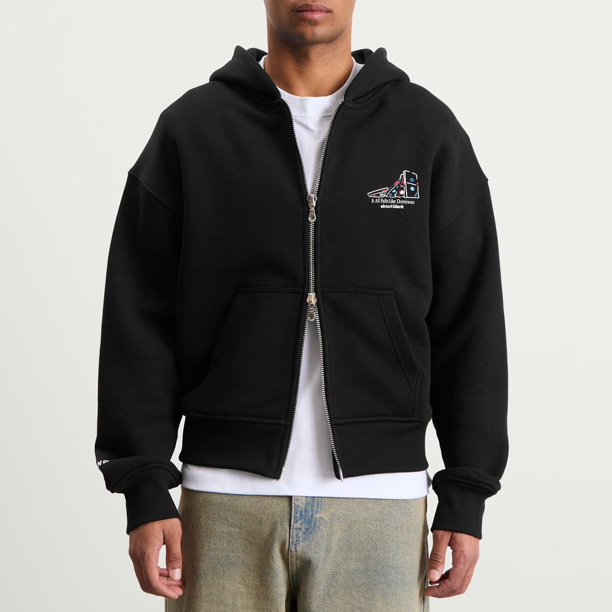 END. x about:blank Dominoes Zip Hoodie