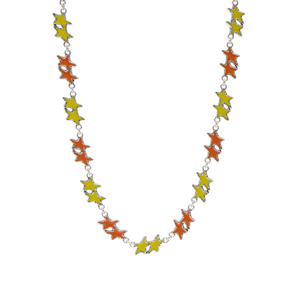 TwoJeys Melted Stars Necklace