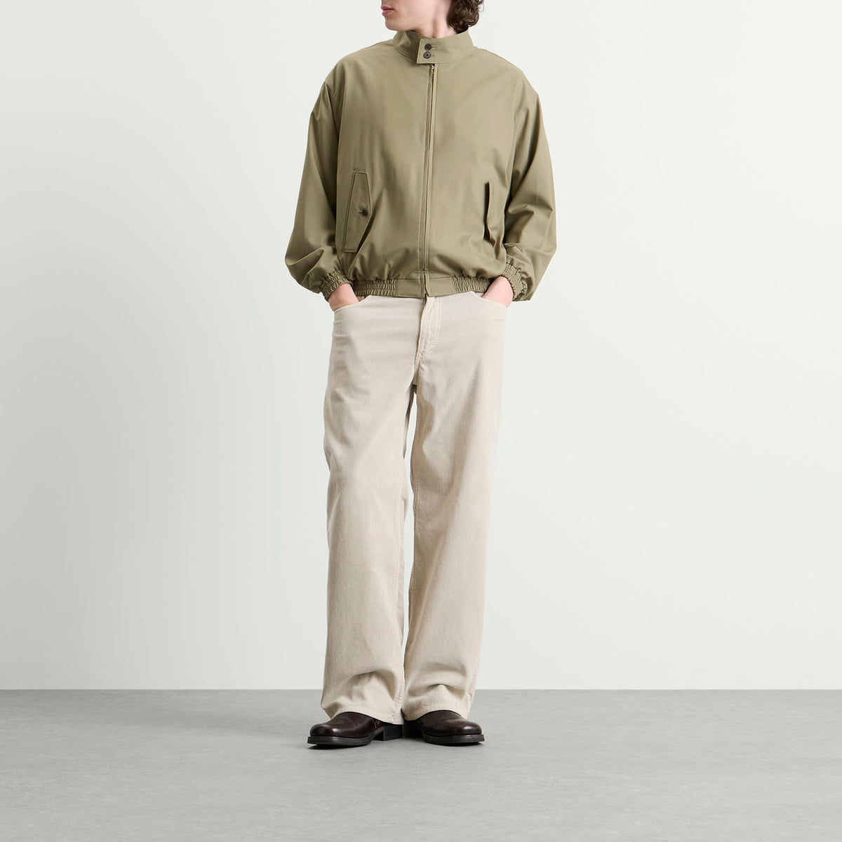 Auralee Tropical Wool Zip Blouson