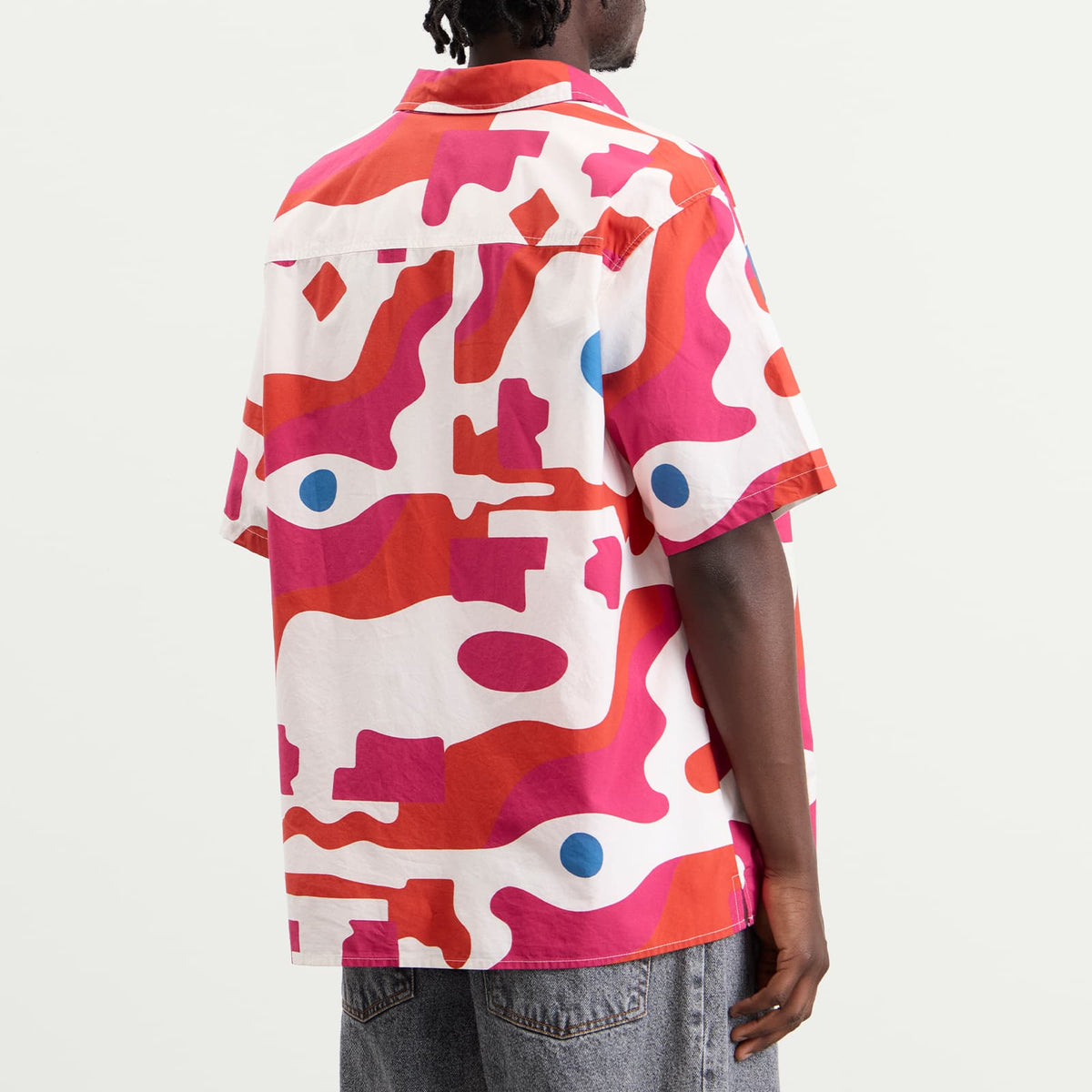 By Parra Abstract Mountain Short Sleeve Shirt
