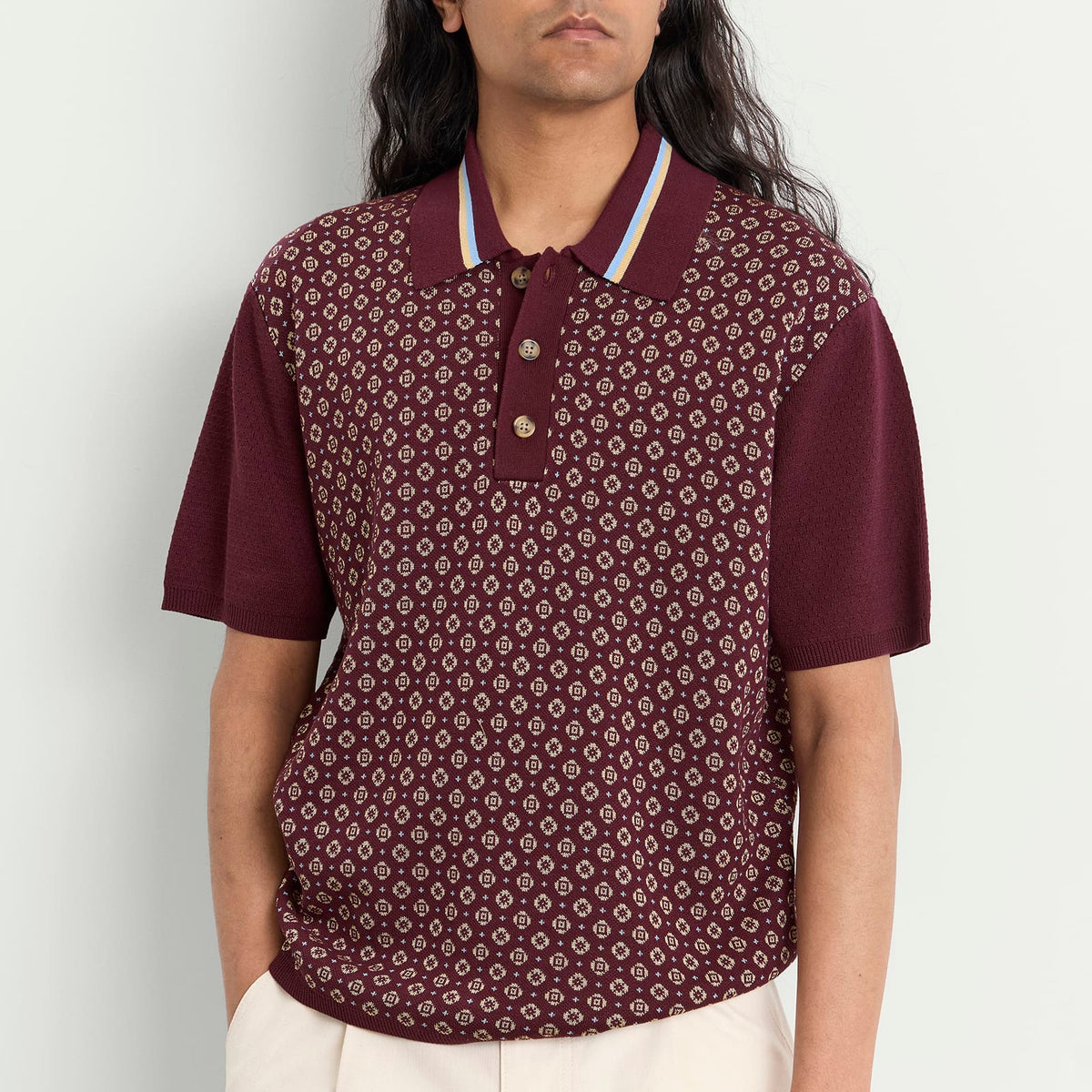 Drôle de Monsieur Jacquard Polo Shirt