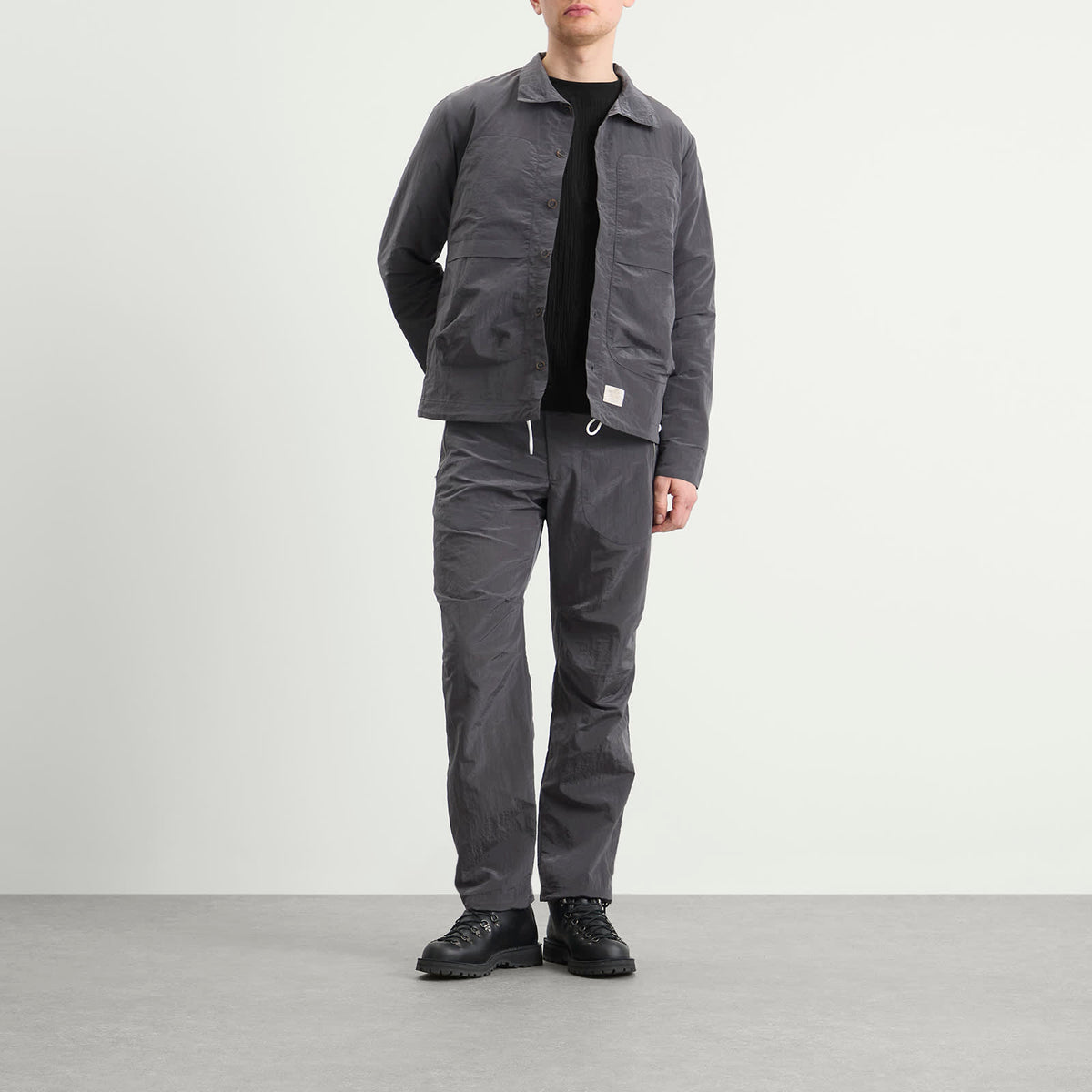 Ranra Epitome Shiny Nylon Overshirt