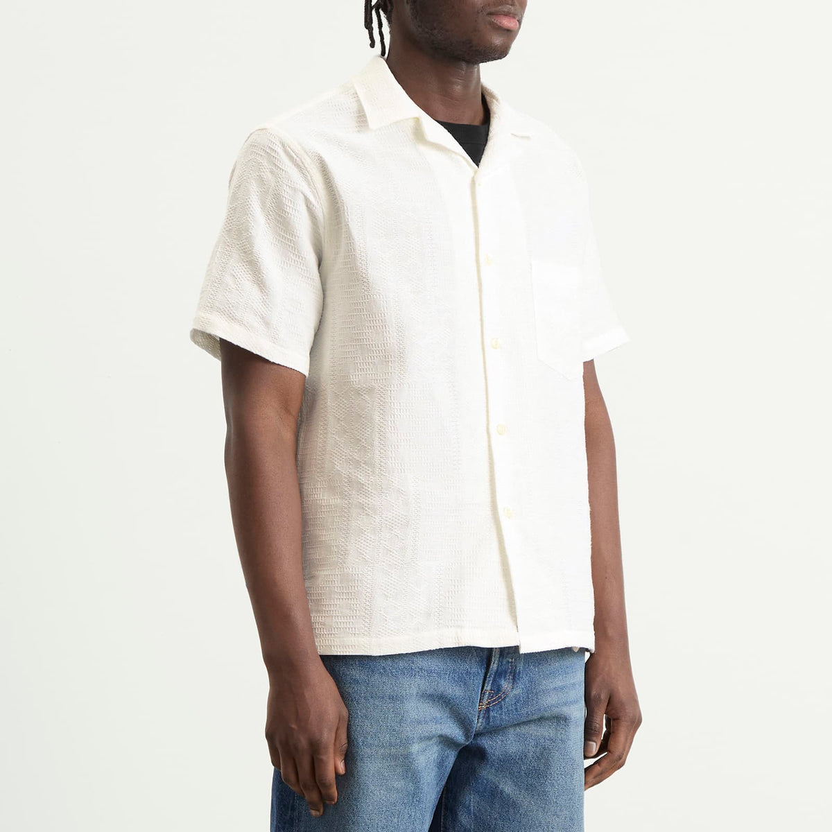 Portuguese Flannel Reeve Jacquard vacation Shirt