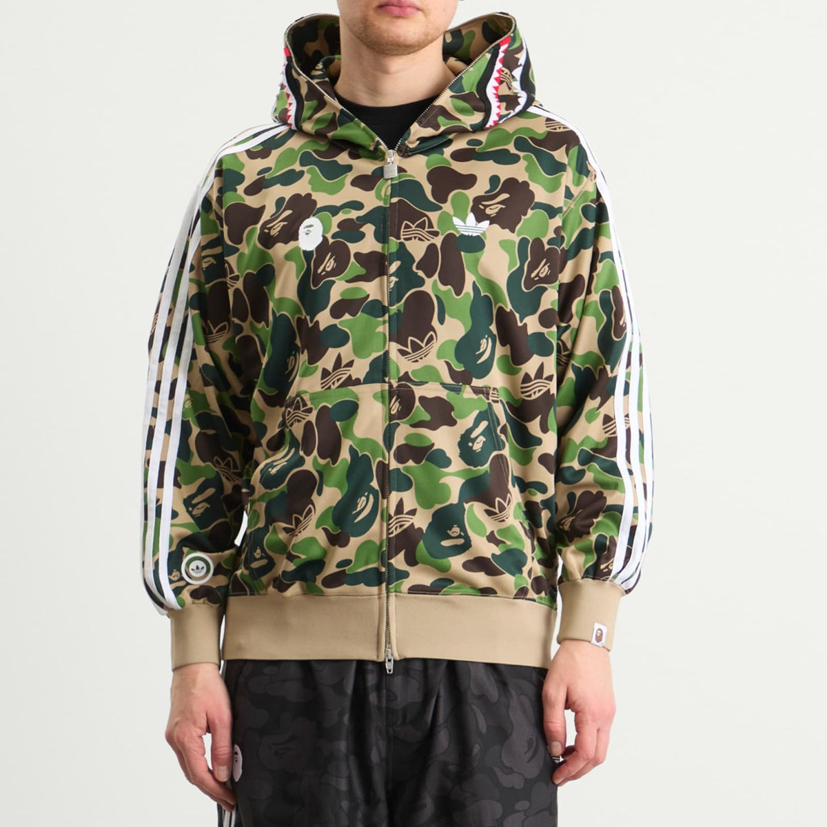 adidas x A Bathing Ape Track Shark Hoodie