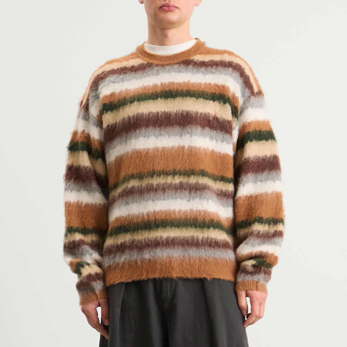 Bound Alpaca Brushed Stripe Jumper